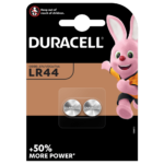 Duracell Specialty LR44 size Alkaline Button Battery 1,5V 2-piece pack